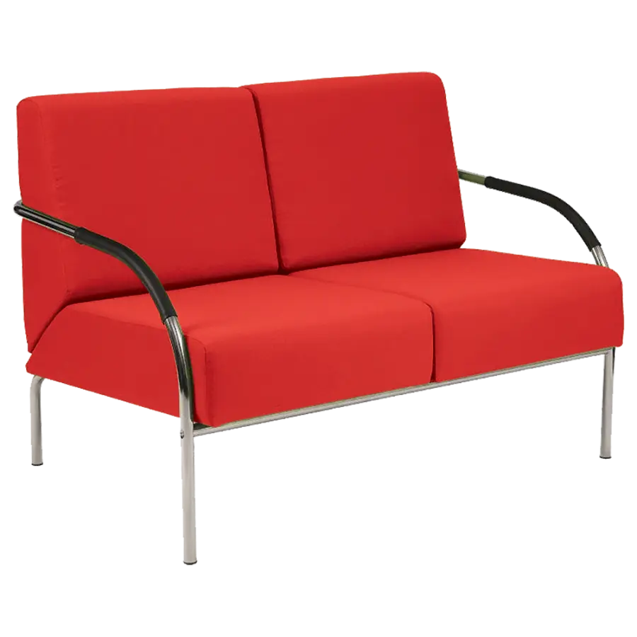 SPA 2 chrom, látka SUE S 2 - látka červená